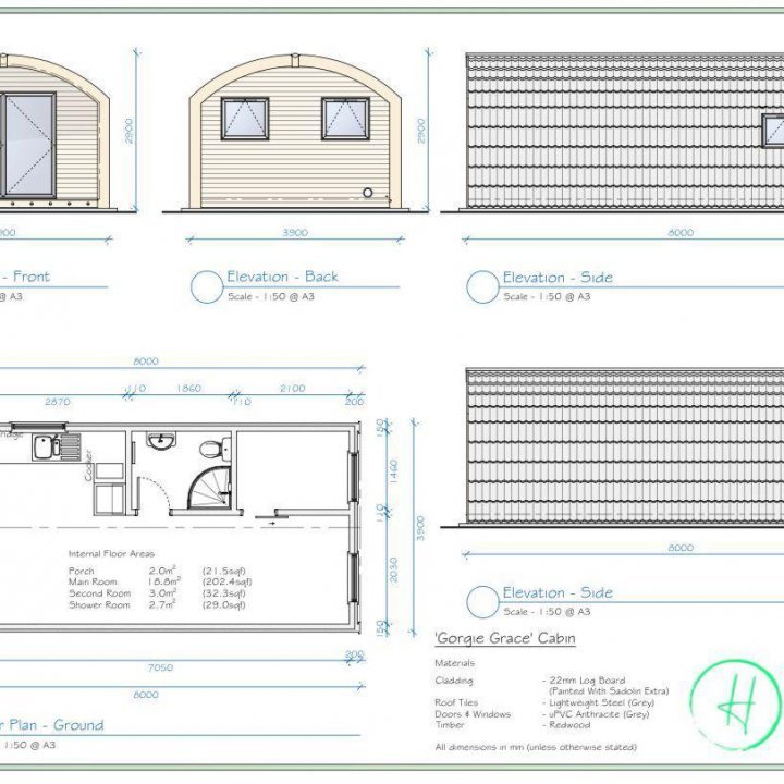 Jorgie Grace Glamping Pod Plans