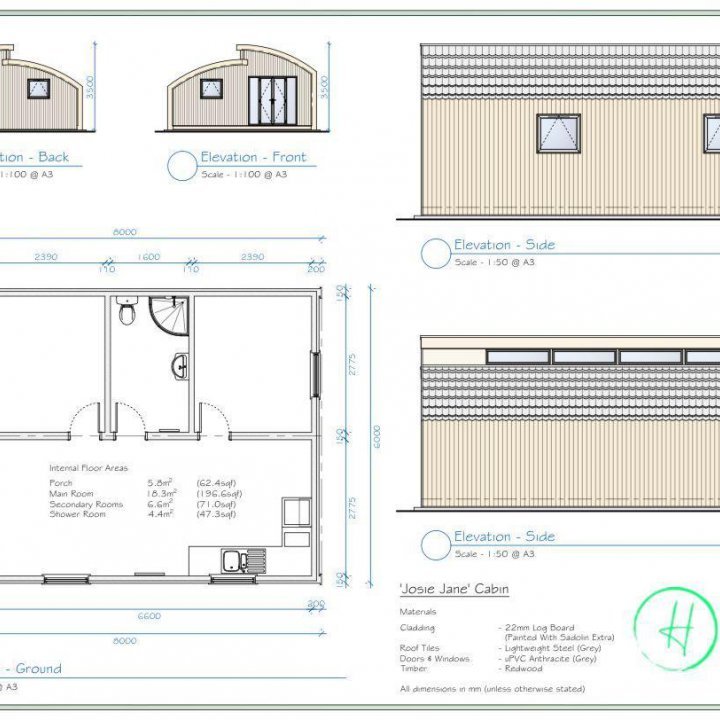 Josie Jane Glamping Pod Plans